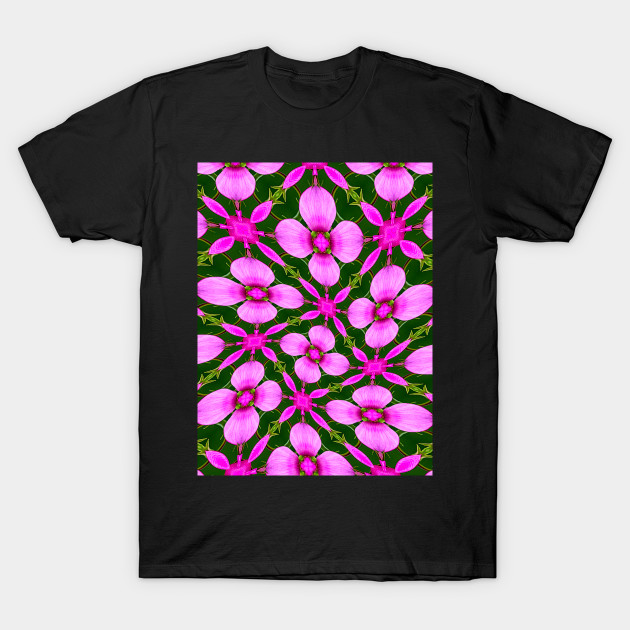 Bright Pink Flower Pattern by PatternFlower